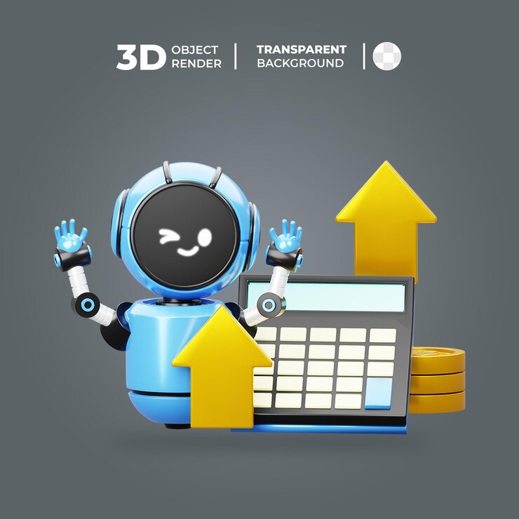 PSD 3d robot with calculator