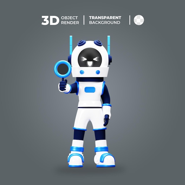 3d-robotkarakter zoeken