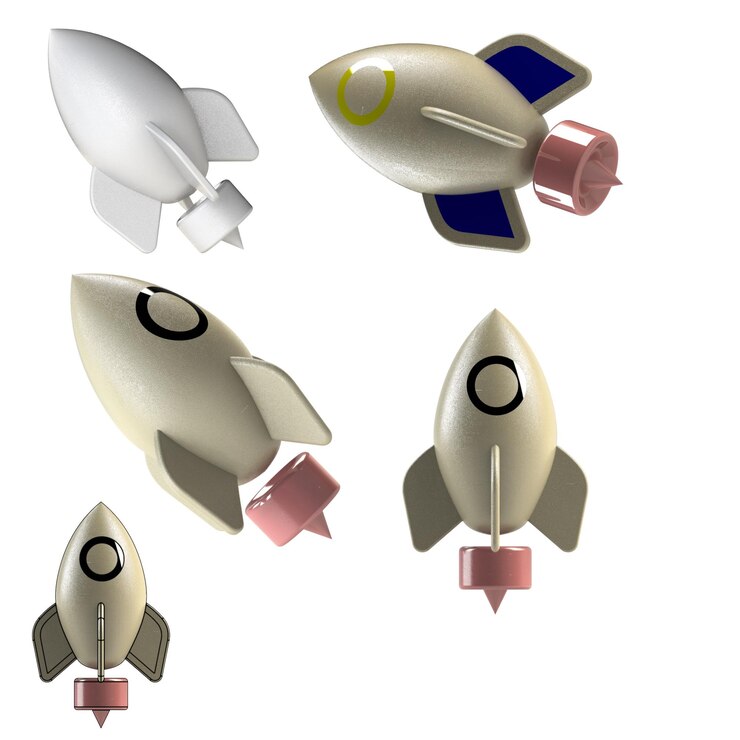 PSD 3d rocket icon