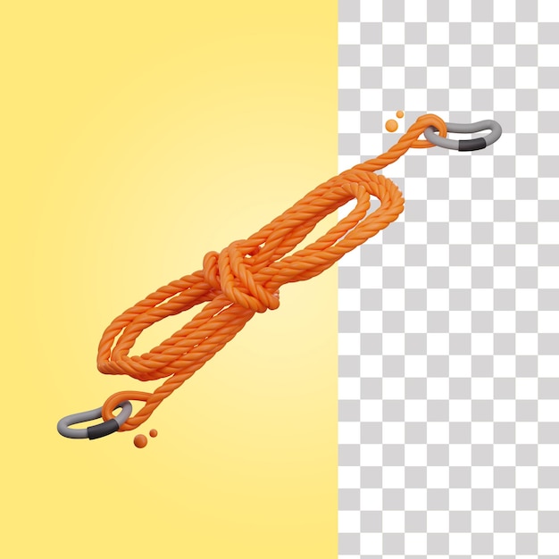 PSD 3d ropes illustration