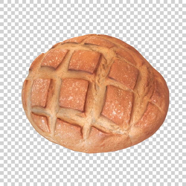 PSD 3d round loaf of bread