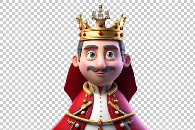 PSD 3d royalty monarchy character