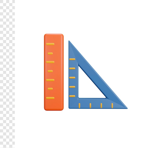 PSD 3d ruler