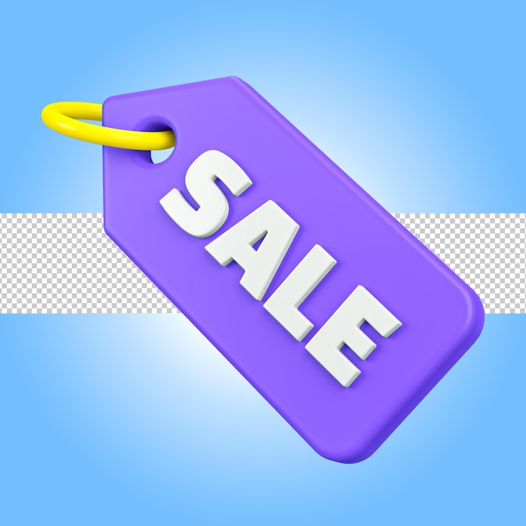 PSD 3d 판매 아이콘