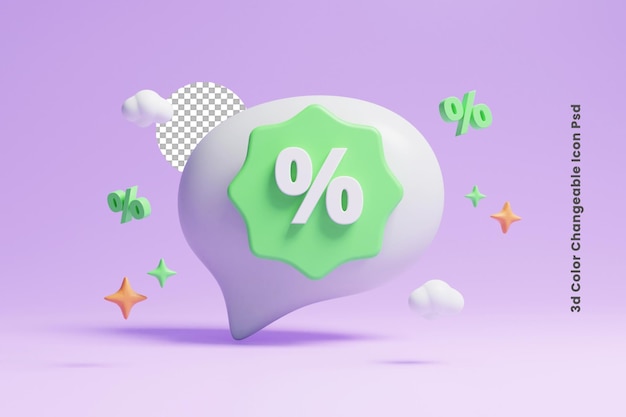 3d 판매 태그 아이콘