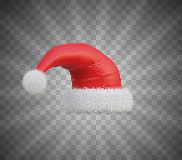 Cappello da babbo natale 3d per natale