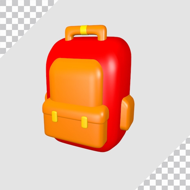 3d schooltas object concept