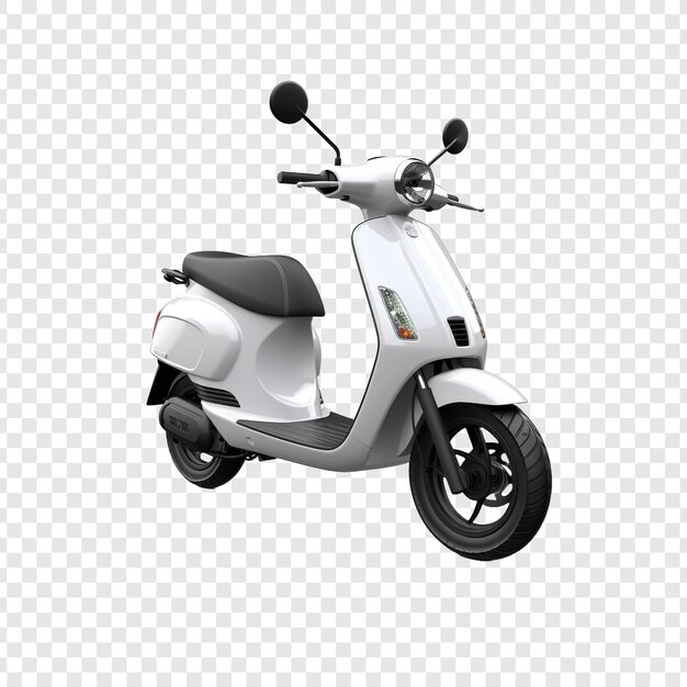 PSD 3d scooter geïsoleerd op transparante achtergrond