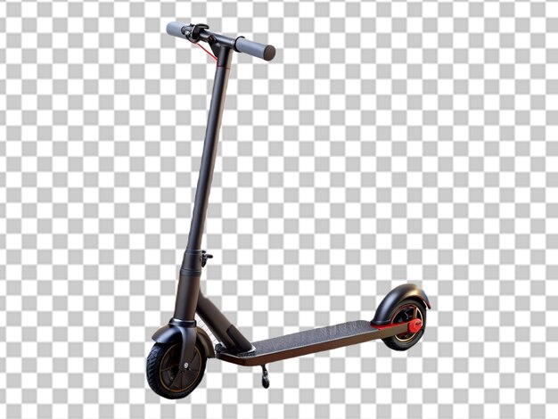 PSD 3d scooter isolated on transparent background