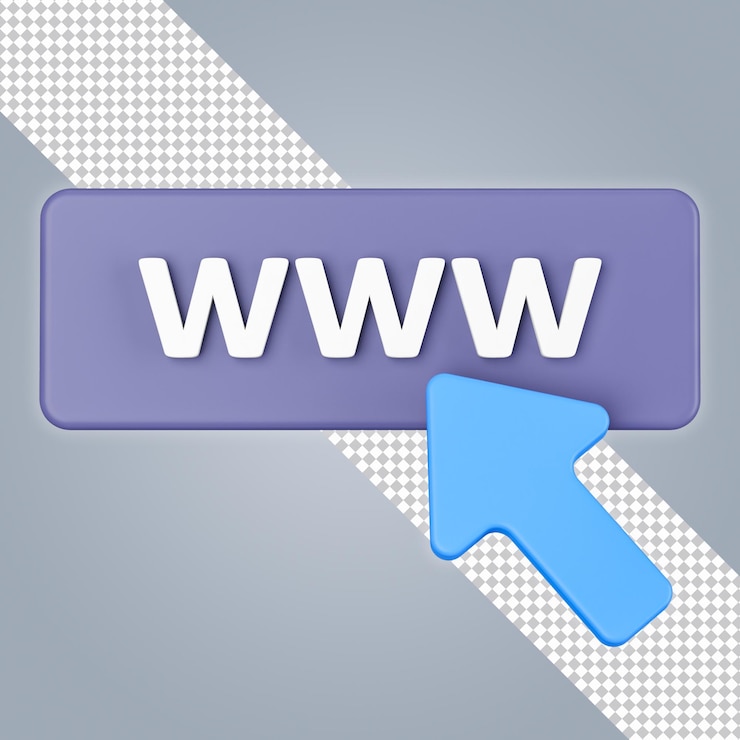 PSD 3d search bar website icon