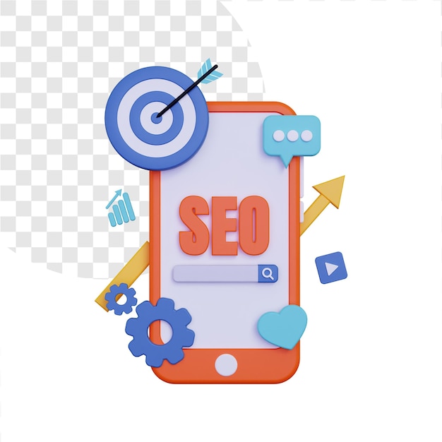 PSD 3d search engine optimization with mobile phones