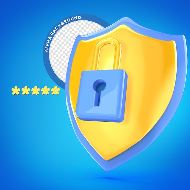 3D Security Coat 3D Element For Composition