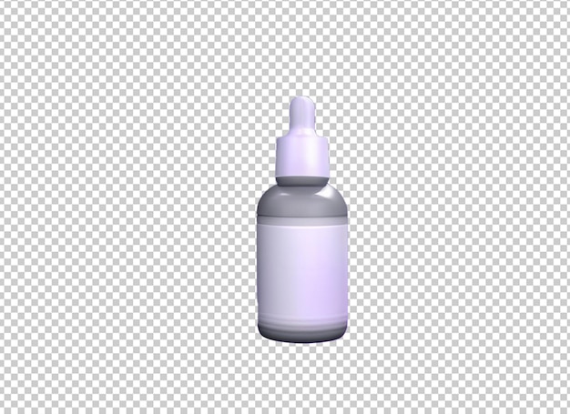 3d serum bottle