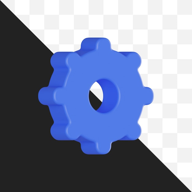 3d setting icon