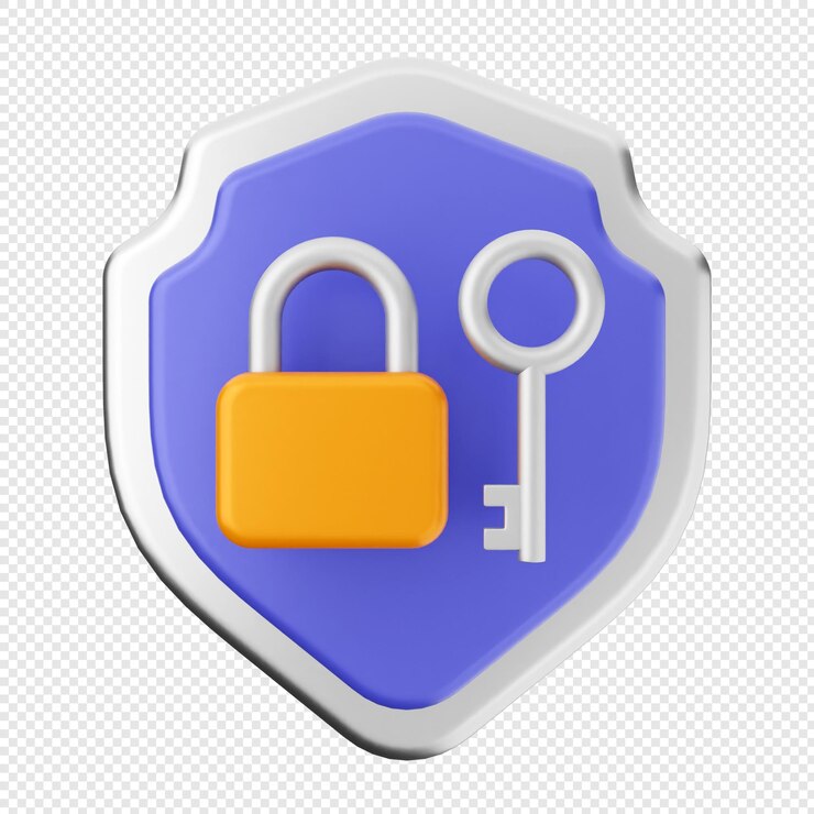 PSD 3d shield security protection padlock key