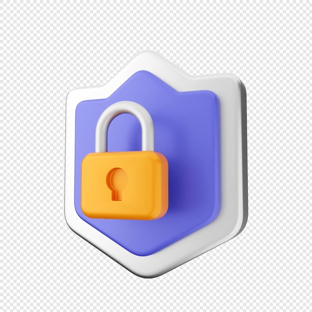 3d shield security protection padlock lock