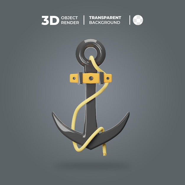 PSD 3d ship anchor