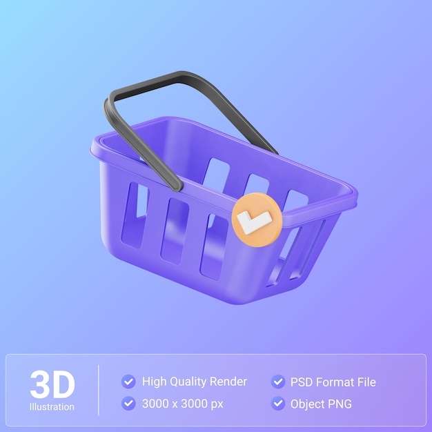 PSD 3d-магазинная сумка