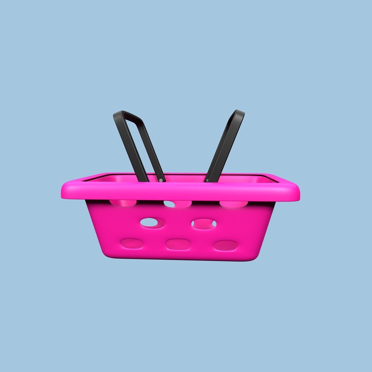 PSD 3d 購物篮子