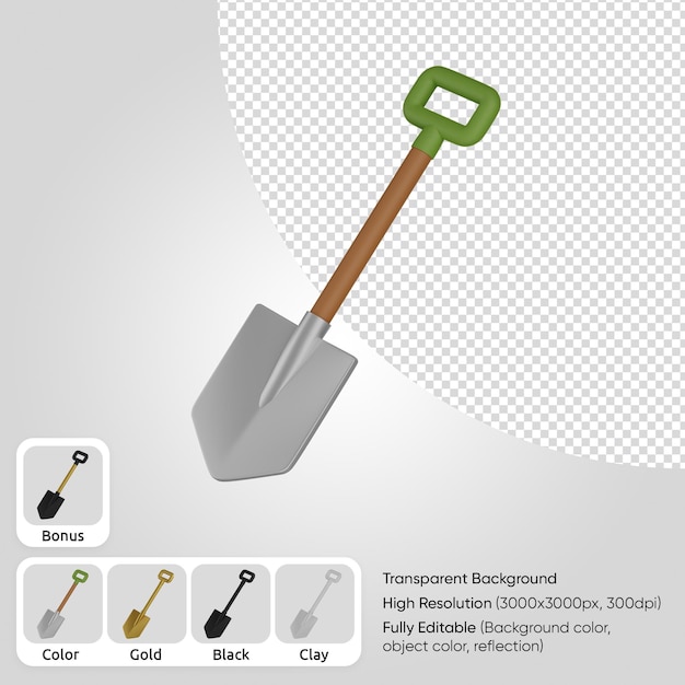 PSD 3d shovel