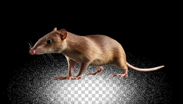 PSD 3d shrew png doorzichtig