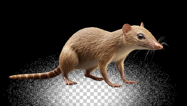 PSD 3d shrew png transparent