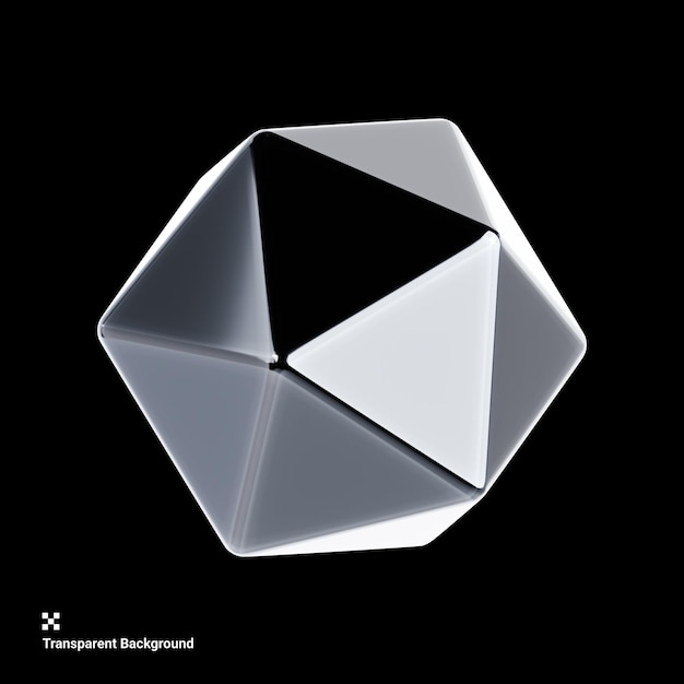 3d silver shiny metallic icon illustration