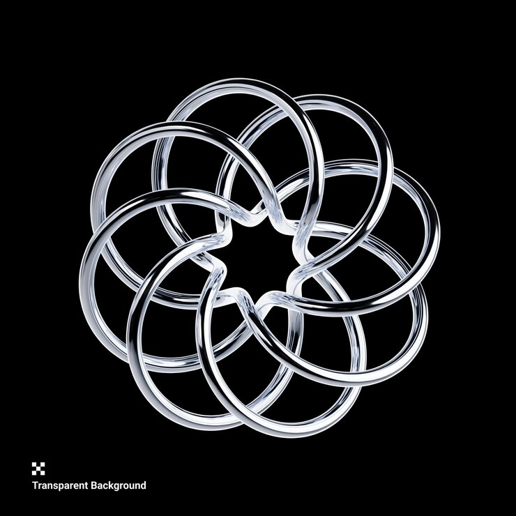 PSD 3d silver shiny metallic icon illustration