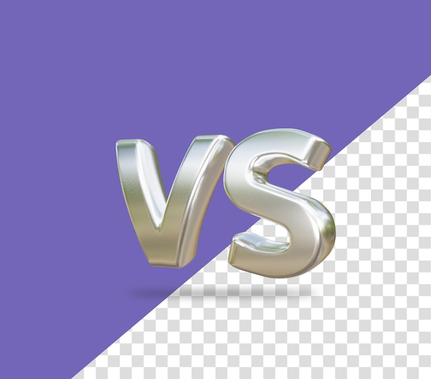 PSD 3d silver vs rendering icon