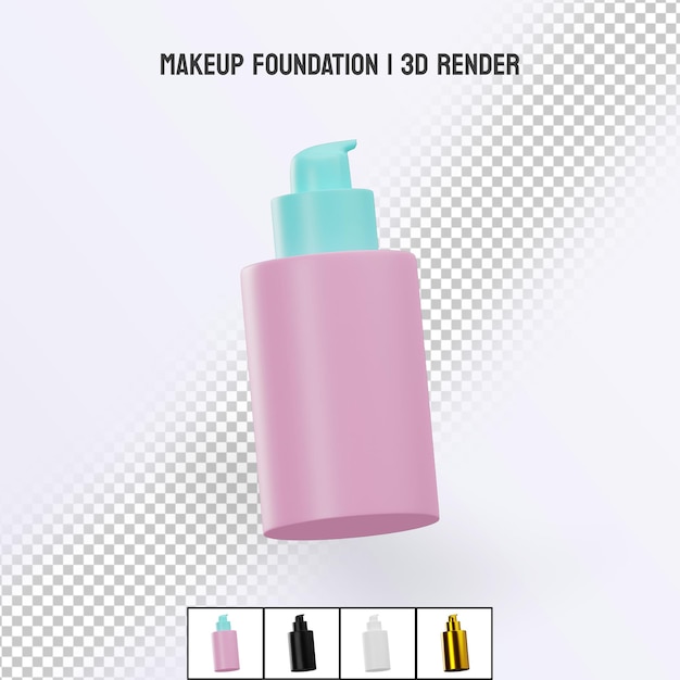 PSD 3d косметика для макияжа кожи, тональный крем, консилер, нежно-розовый, синий
