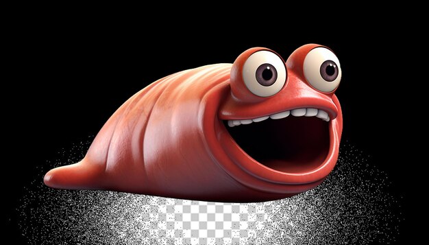 PSD 3d slug png przezroczysty