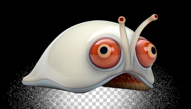 PSD 3d slug png transparent