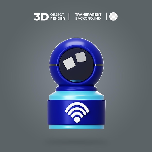 PSD 3d smart cam icon