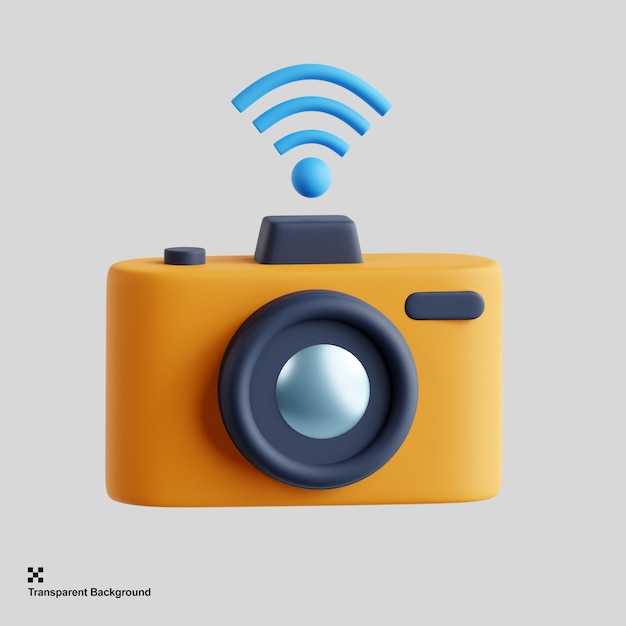 3d smart camera icon