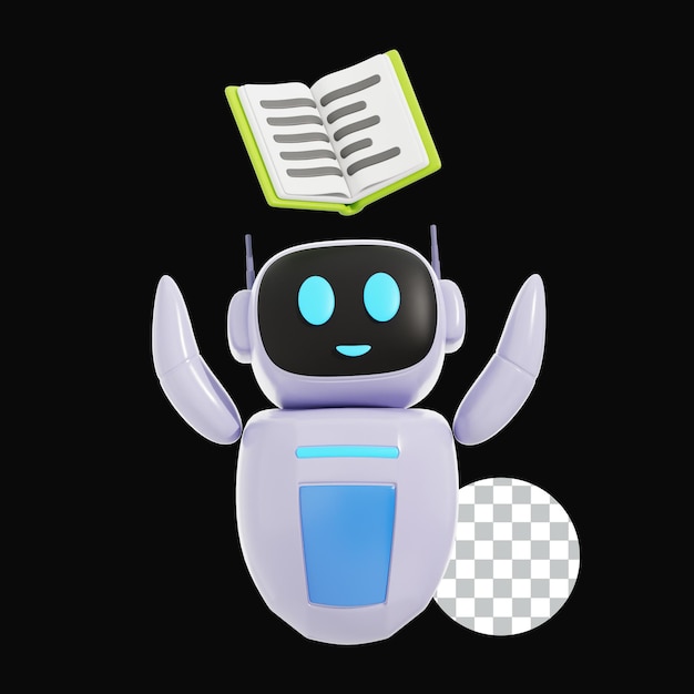 3D SMART ROBOT-LÆRING MED BOGILLUSTRATION