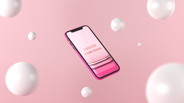 PSD 3d smartphone mockup