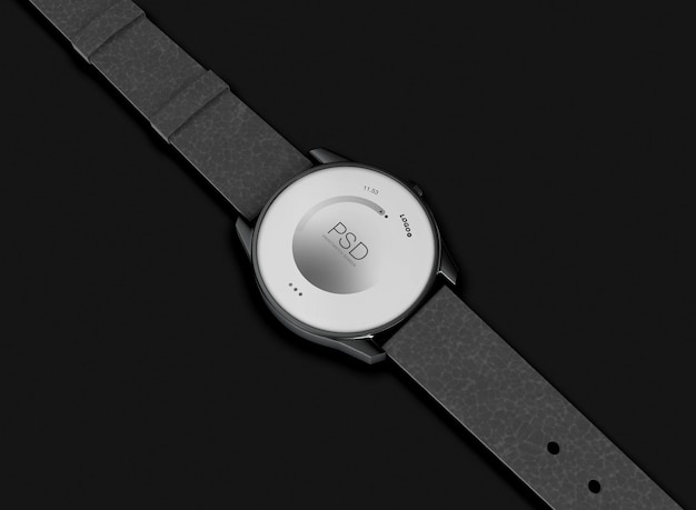 PSD 3d smartwatch mockup. technology concept