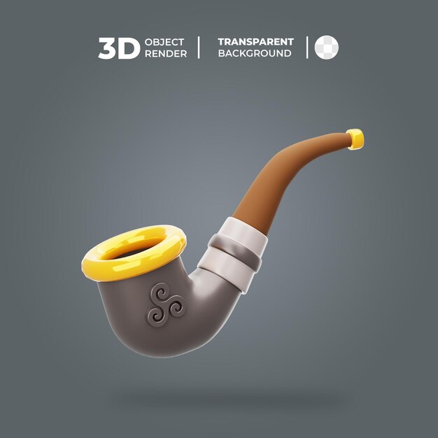 PSD 3d smoking pipe icon