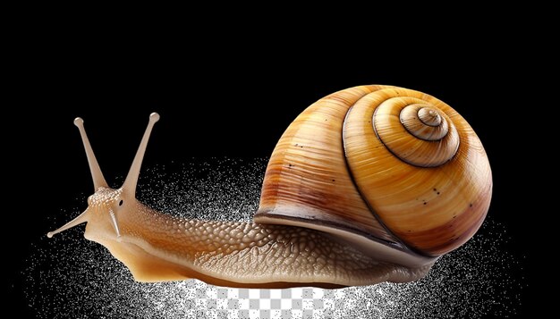 PSD 3d snail png trasparente