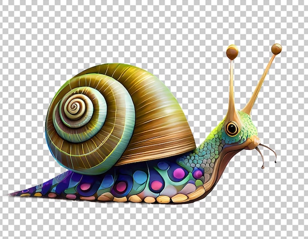 PSD 3d snail