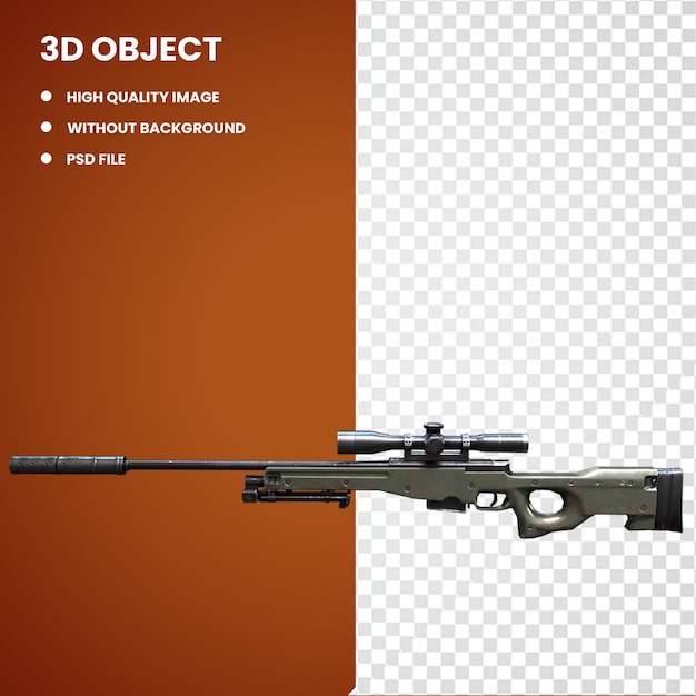 PSD 3d sniper rifle firearm assault rifle