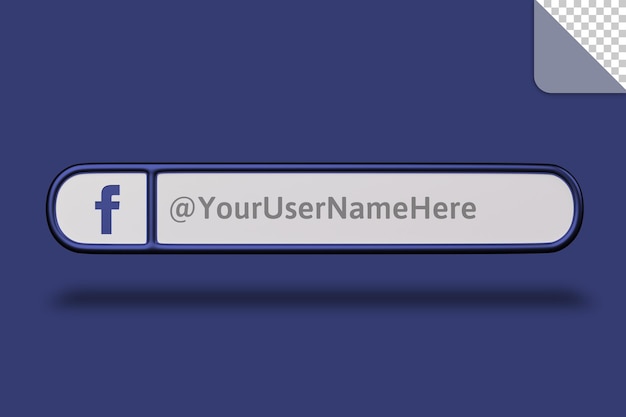 3d social media facebook icon