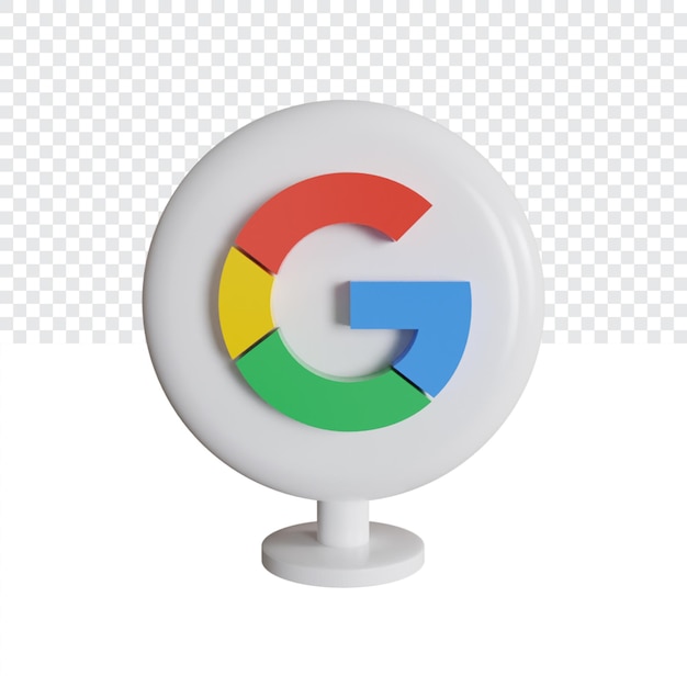 PSD 3d social media icon google