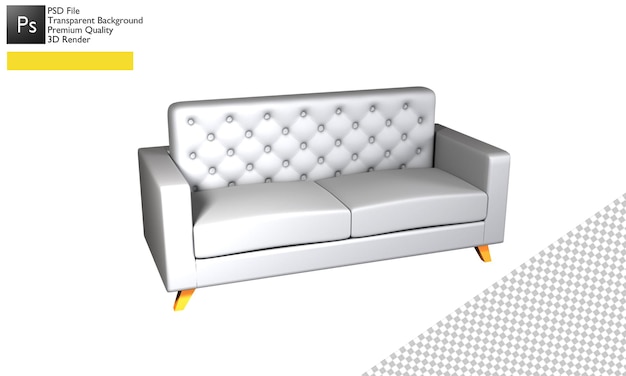 3d sofa illustration