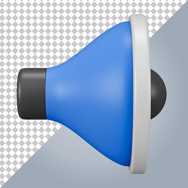 PSD 3d sound speaker icon