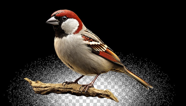 PSD 3d sparrow png trasparente