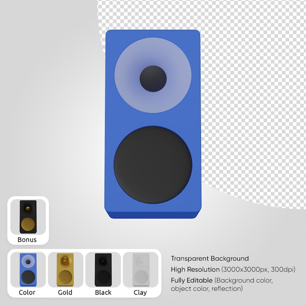 PSD 3d speaker