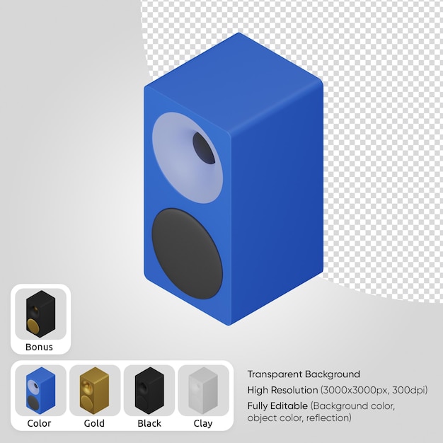 PSD 3d speaker