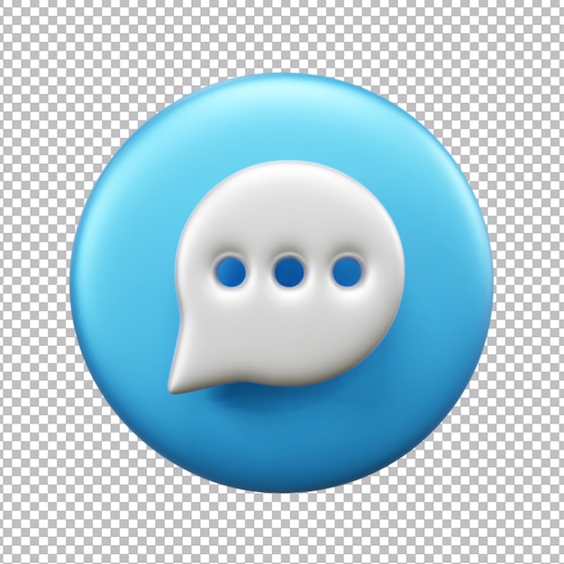 PSD 分離された 3 d 吹き出し ui アイコン