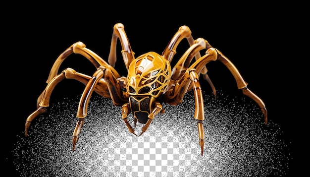 PSD 3d spider png przezroczysty